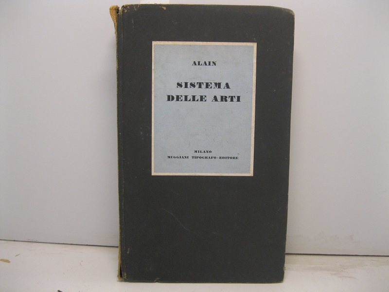 Sistema delle Arti,  compilato a uso degli artisti per abbreviarne le riflessioni preliminari